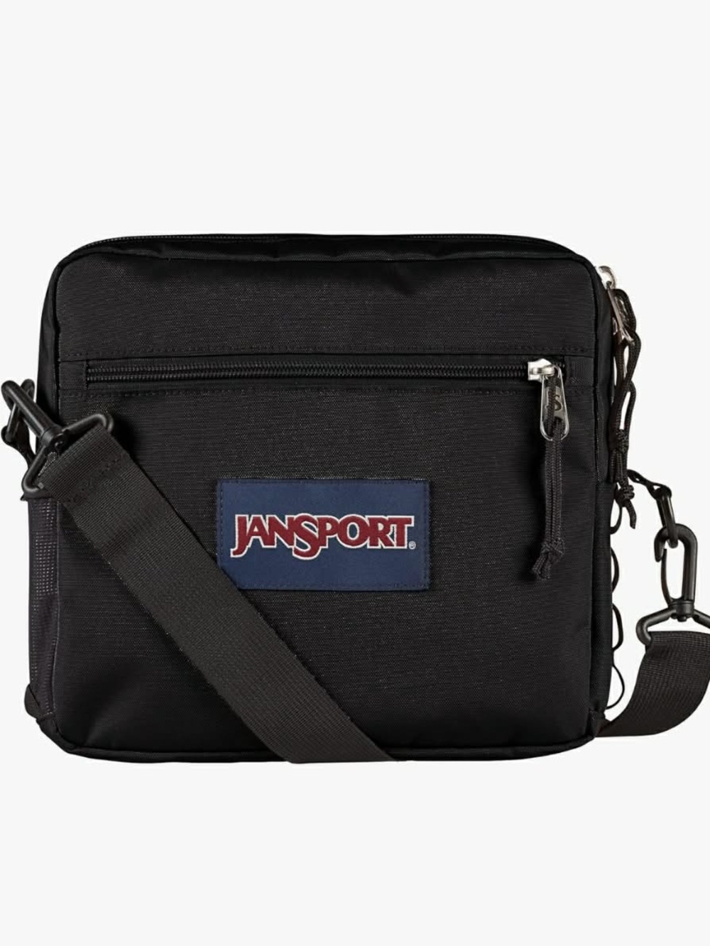 Jansport Black Crossbody Messenger Bag Adaptive Collection 10x9x3